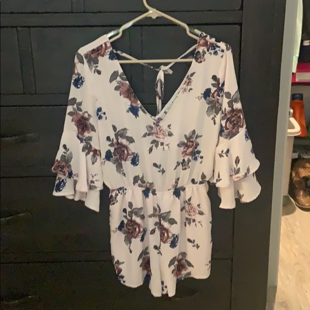 Floral Romper, New never worn